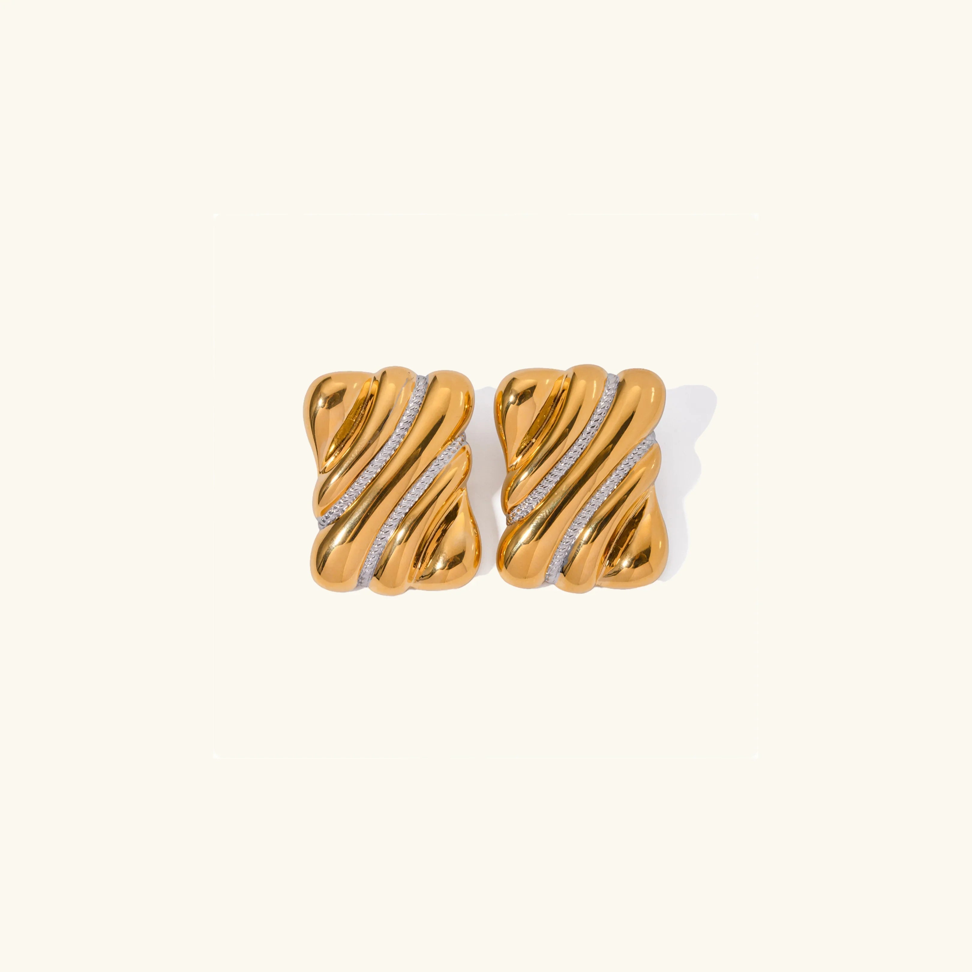 [Topon]Pippa Gold Earrings