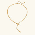 [Topon]Zarelle Gold Serpentine Pendant