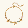 [Topon]Kristine Golden Starfish Bracelet