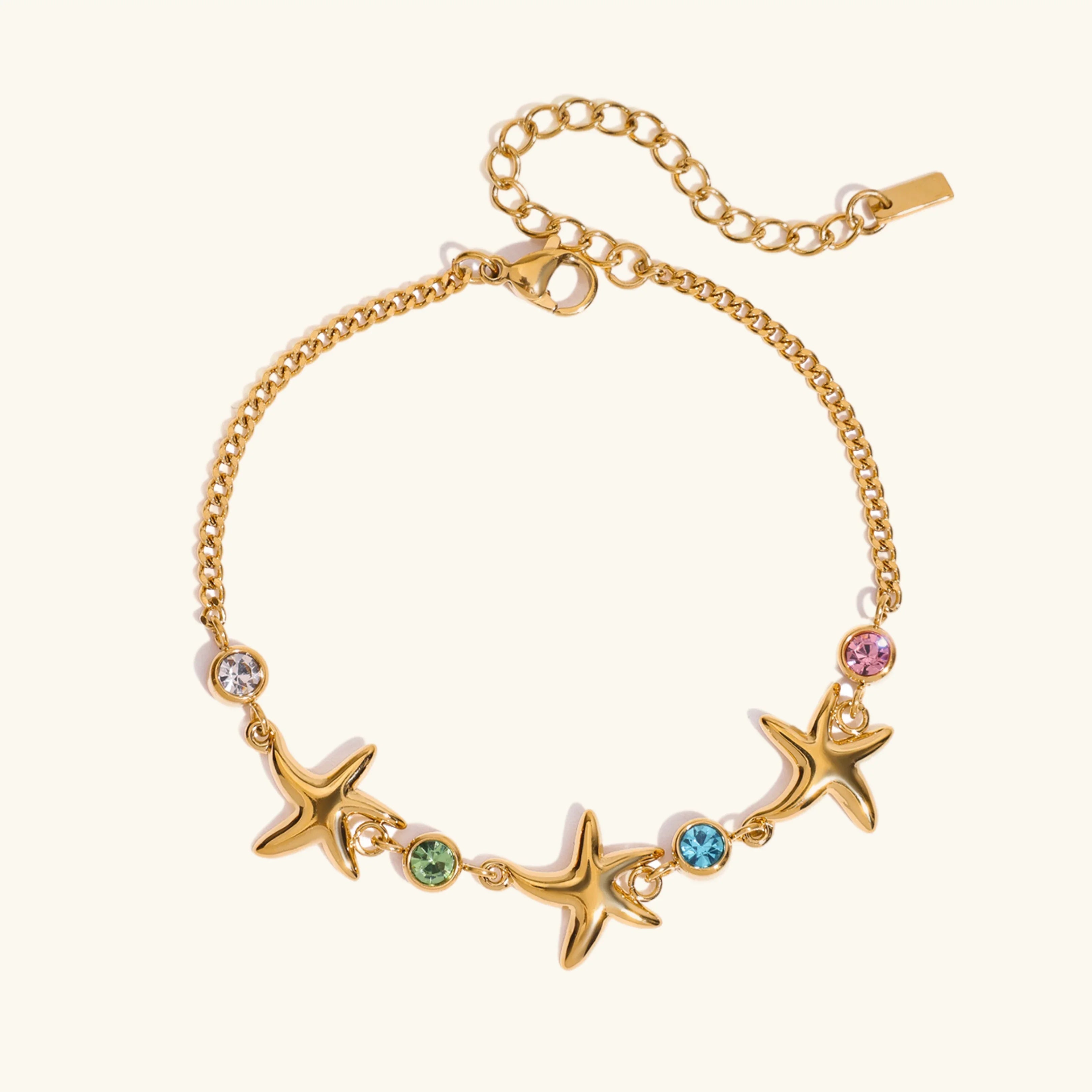 [Topon]Kristine Golden Starfish Bracelet