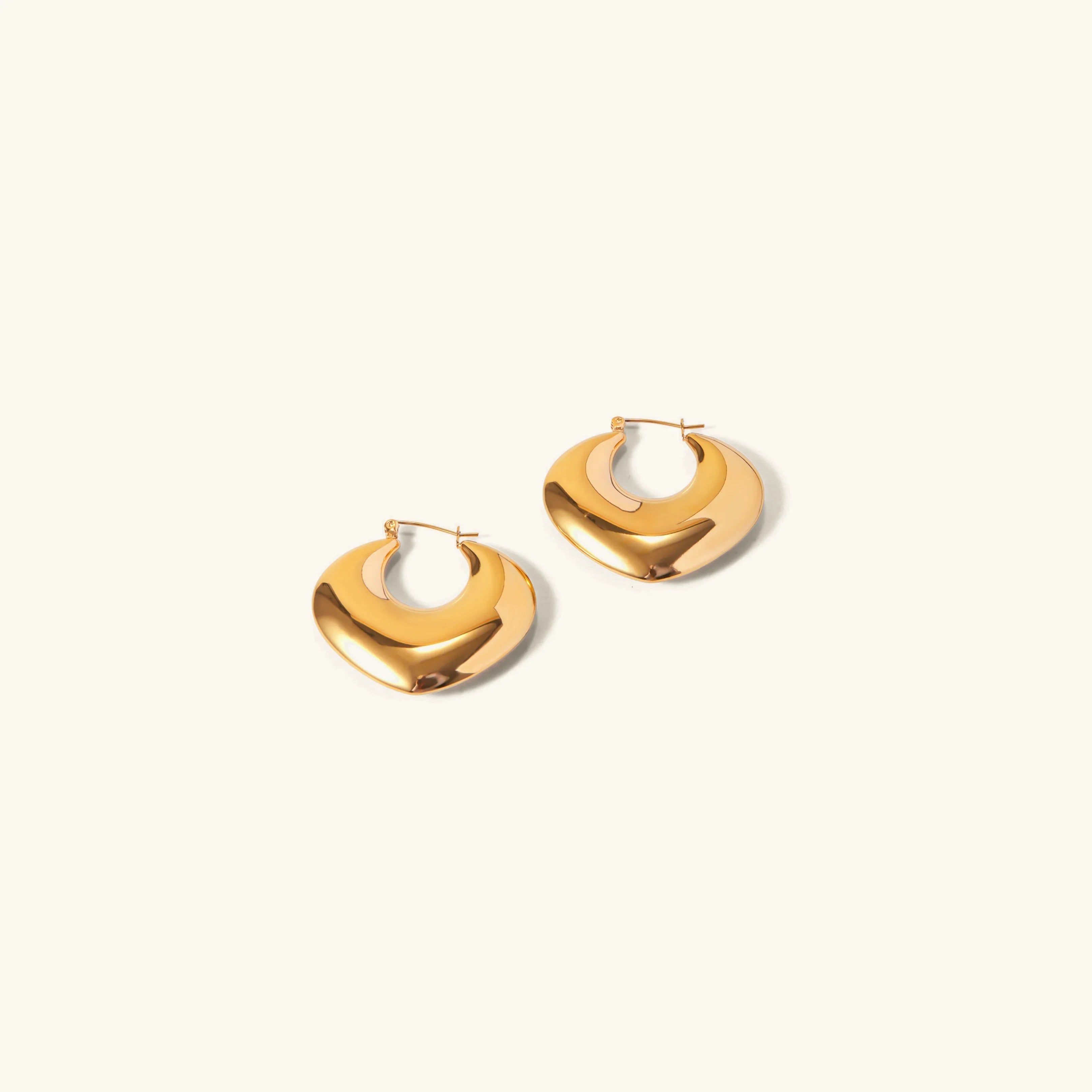 [Topon]Fawn Gold Hoops