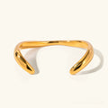 [Topon]Audrina Contemporary Gold Bangle