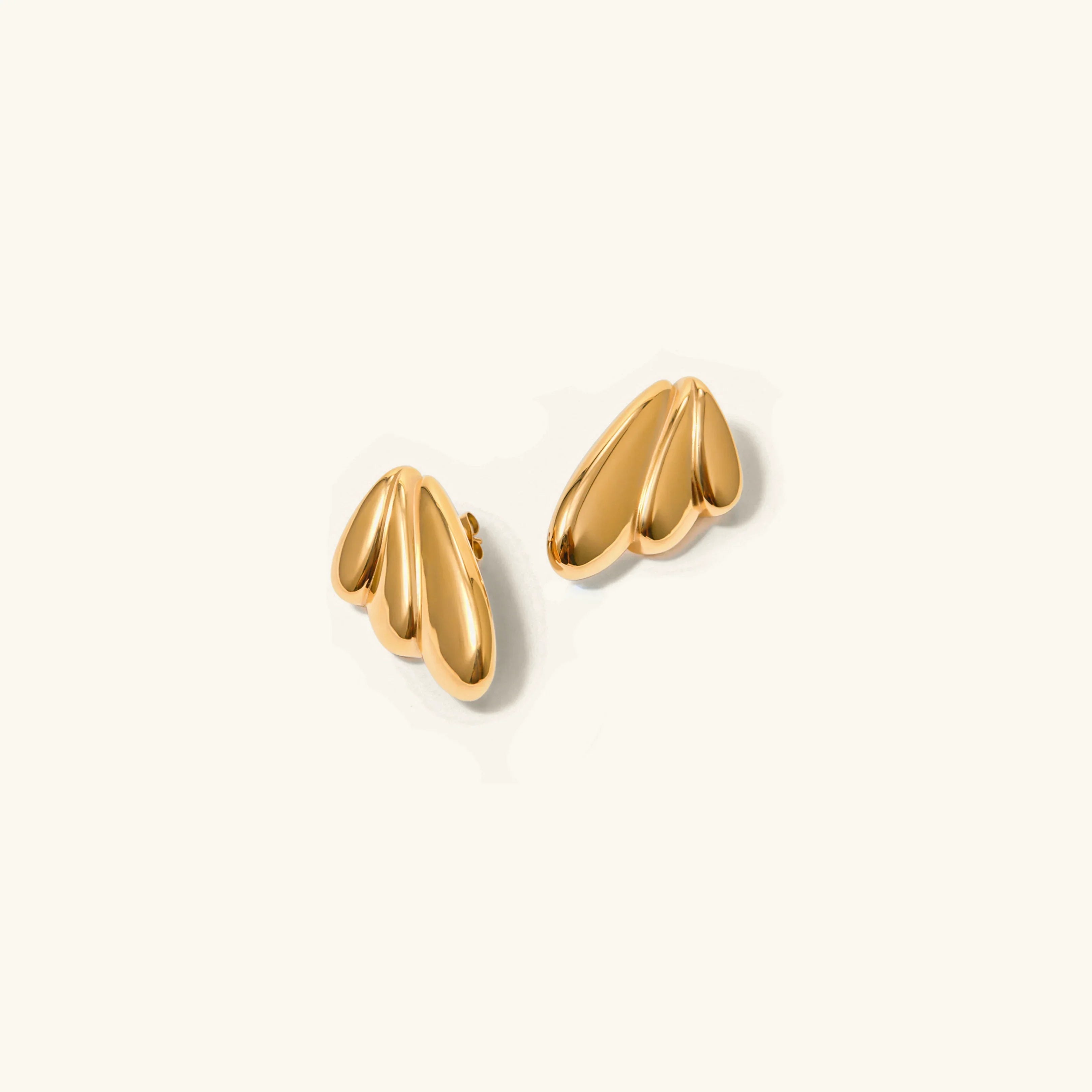 [Topon]Saffron Gold Earrings