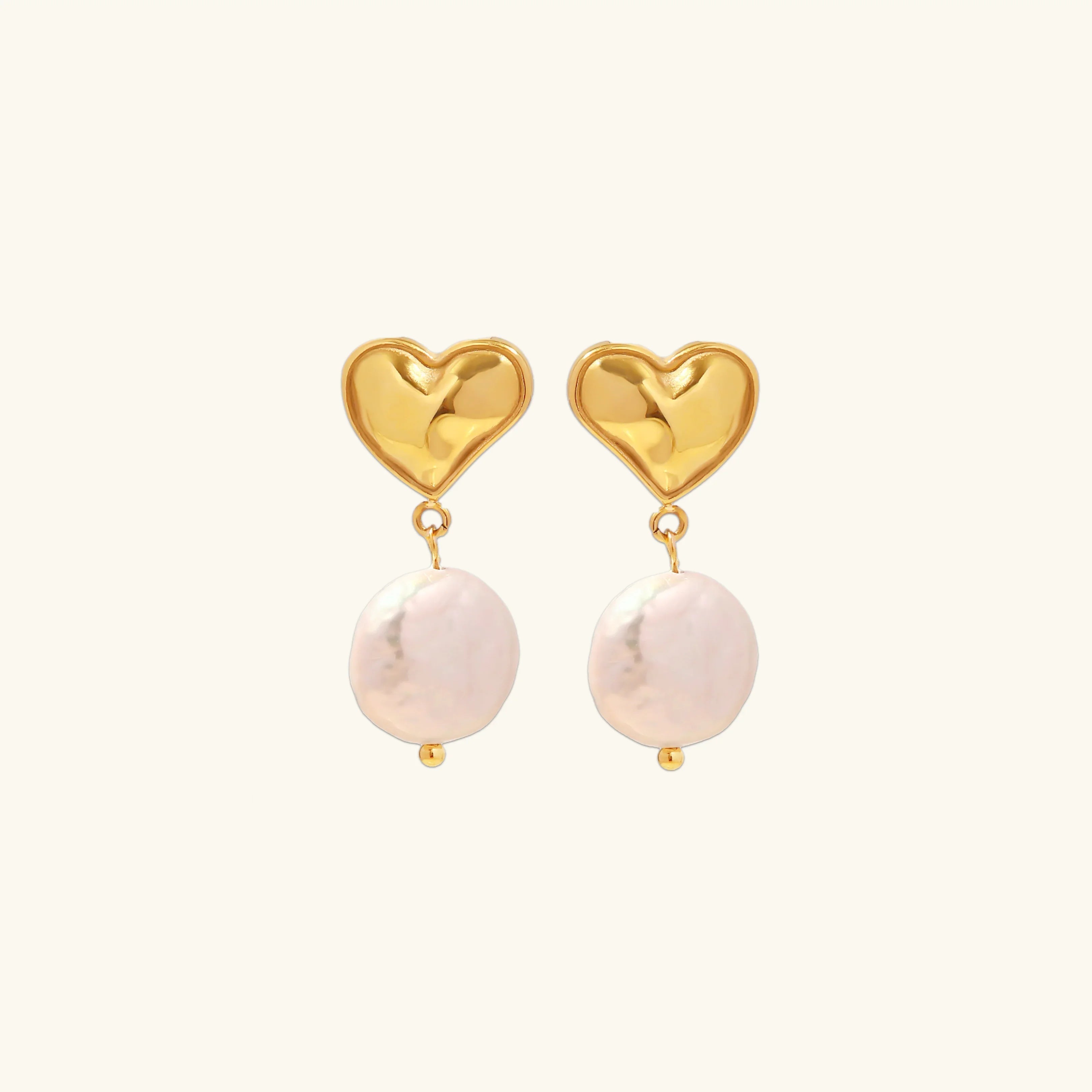 [Topon]Blanche Freshwater Pearl Earrings