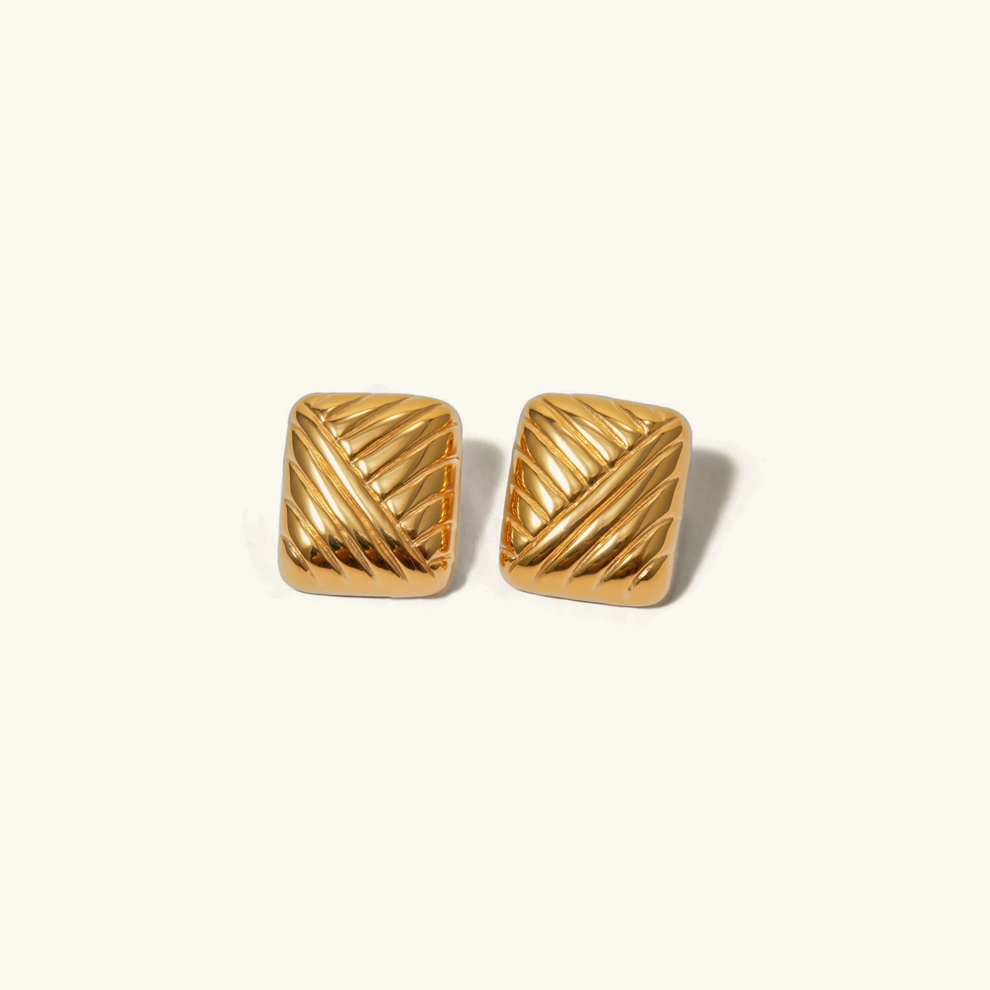[Topon]Inez Gold Earrings