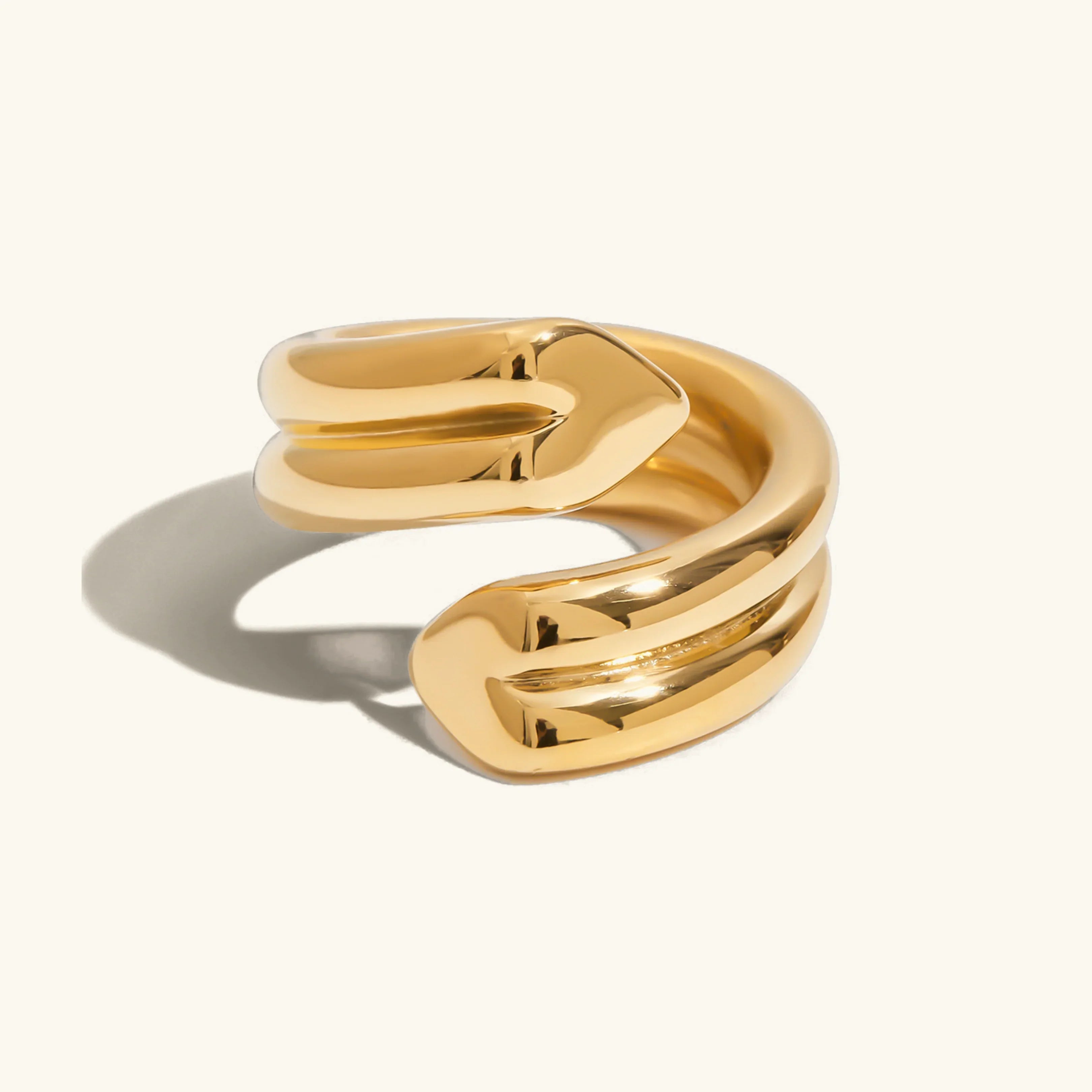 [Topon]Tara Heart Twist Gold Ring