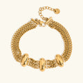 [Topon]Kathleen Layered Chain Gold Bracelet