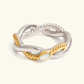 [Topon]Nerisse Two-Tone Twist Ring