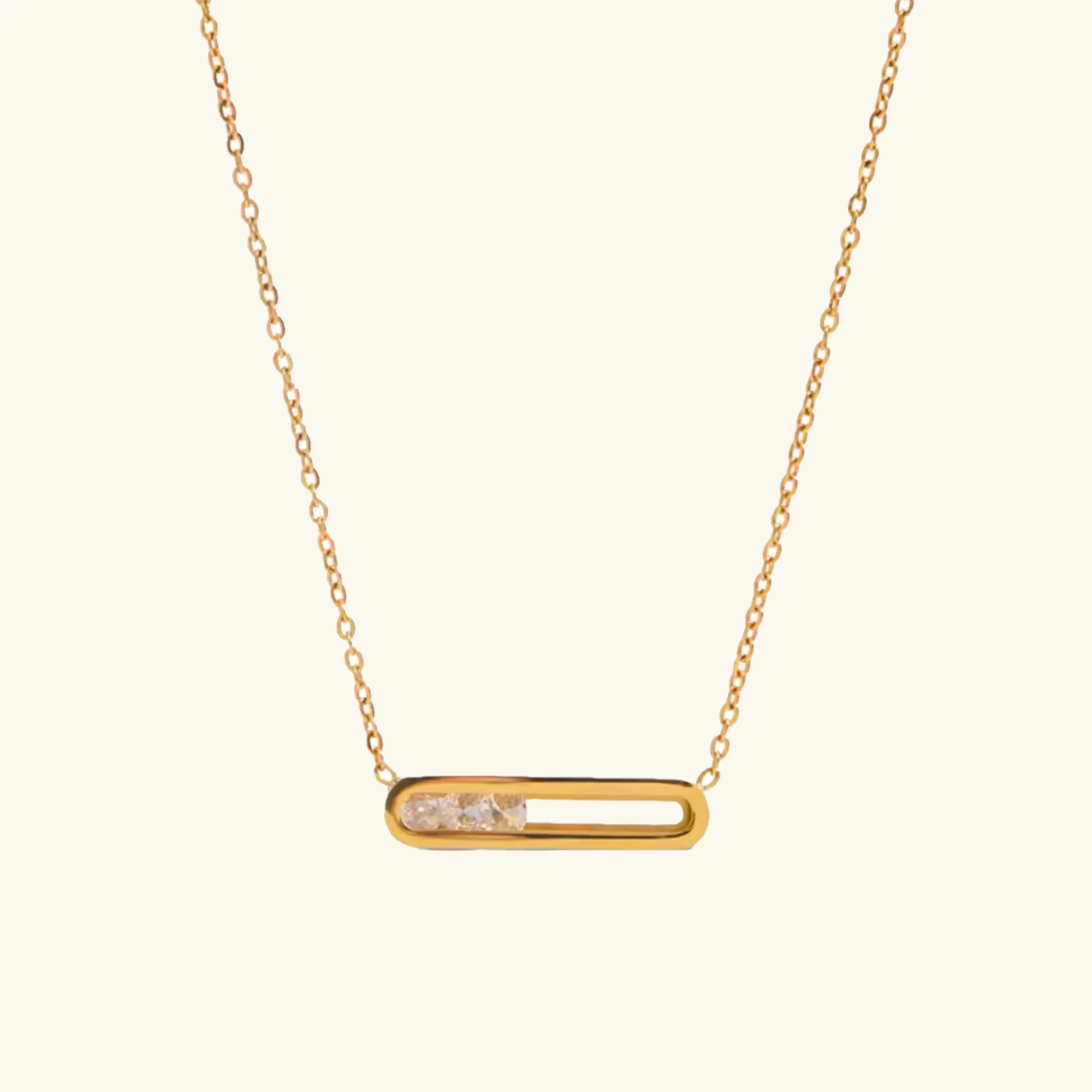 [Topon]Abby Sculpted Gold Pendant