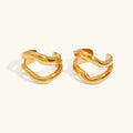 [Topon]Rosiel Gold Ear Cuff Earrings