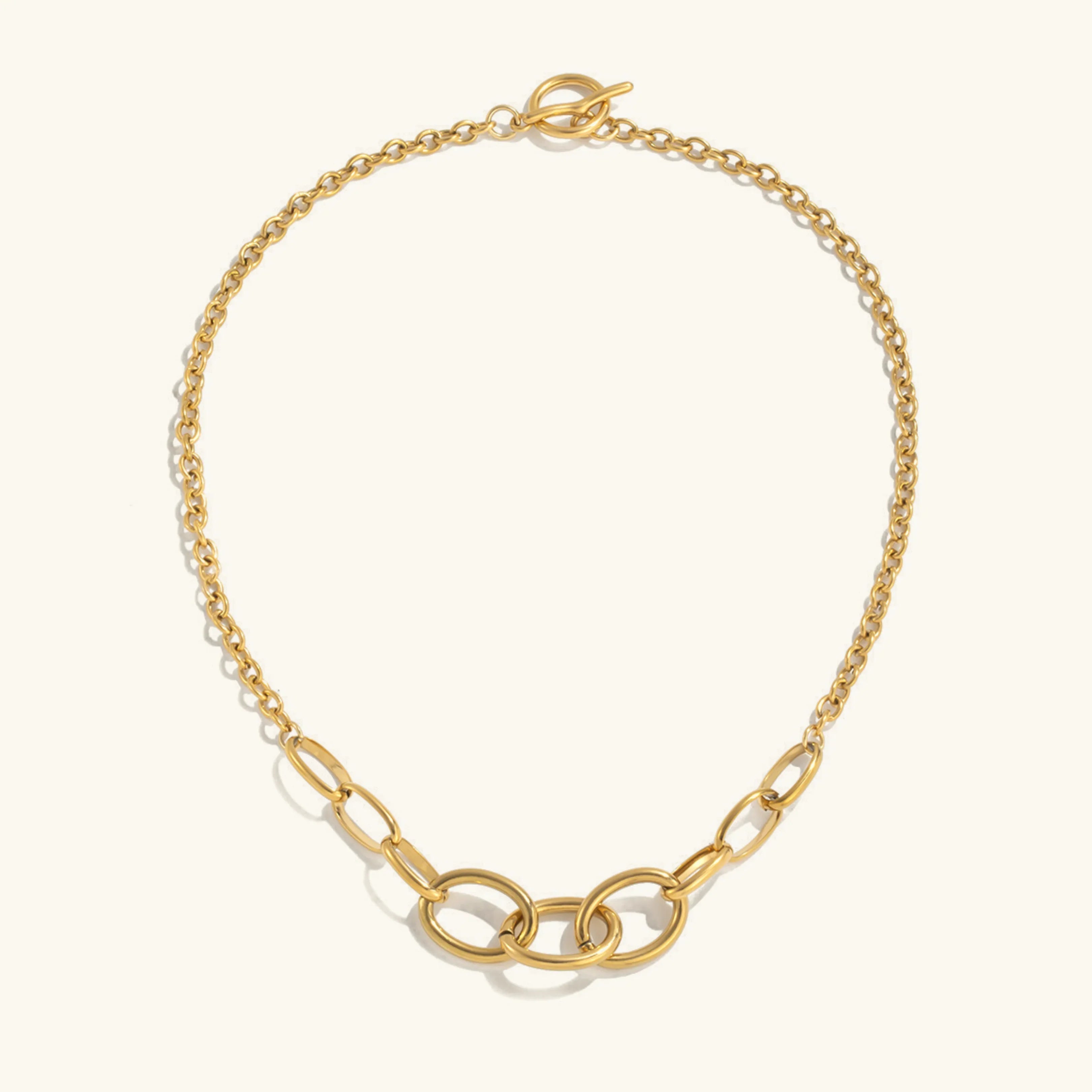 [Topon]Renelle Gold Chain Necklace