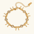 [Topon]Honora Ribbon Knot Diamond Bracelet