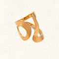 [Topon]Vivi Twisted Band Gold Ring
