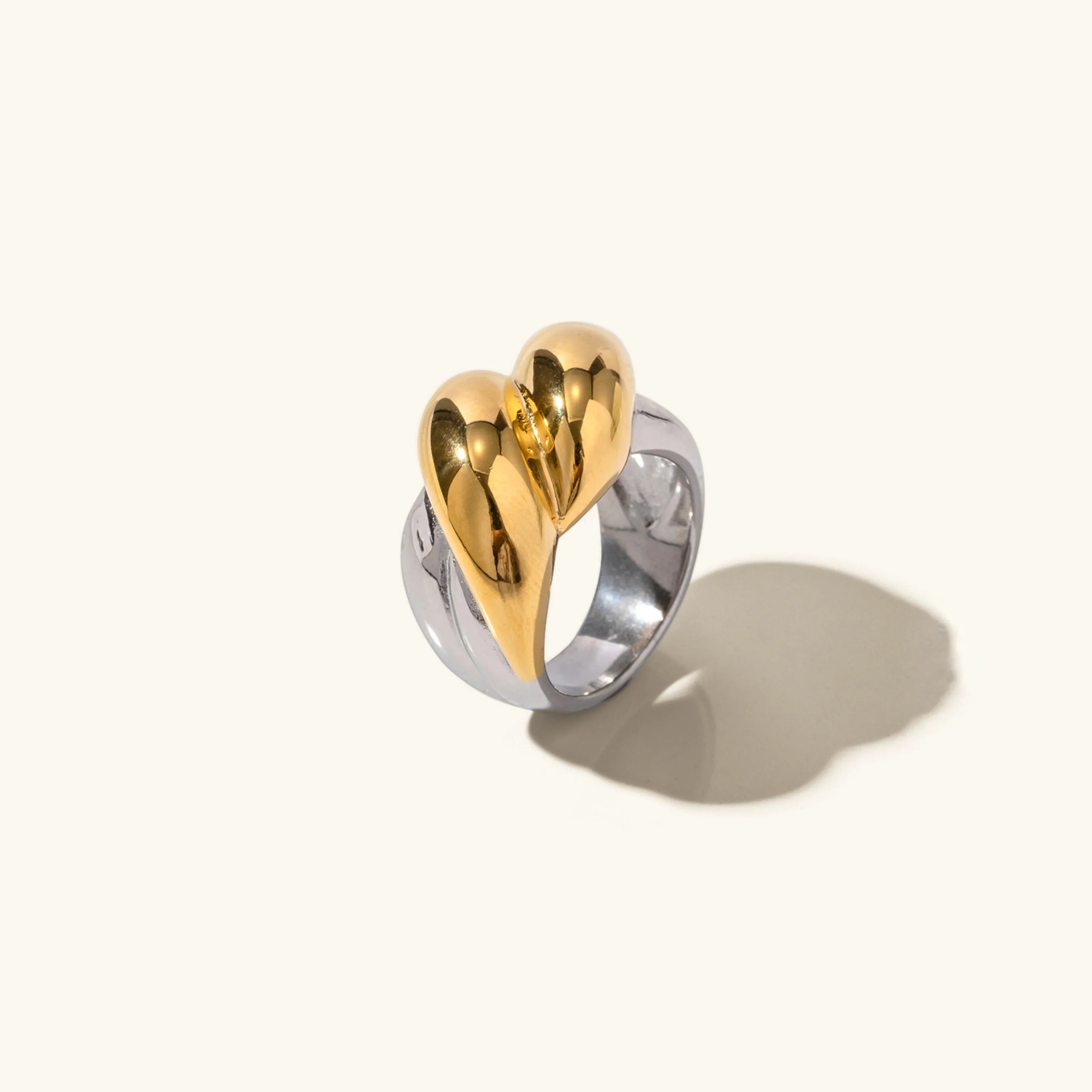 [Topon]Fatima Two Tone Ring