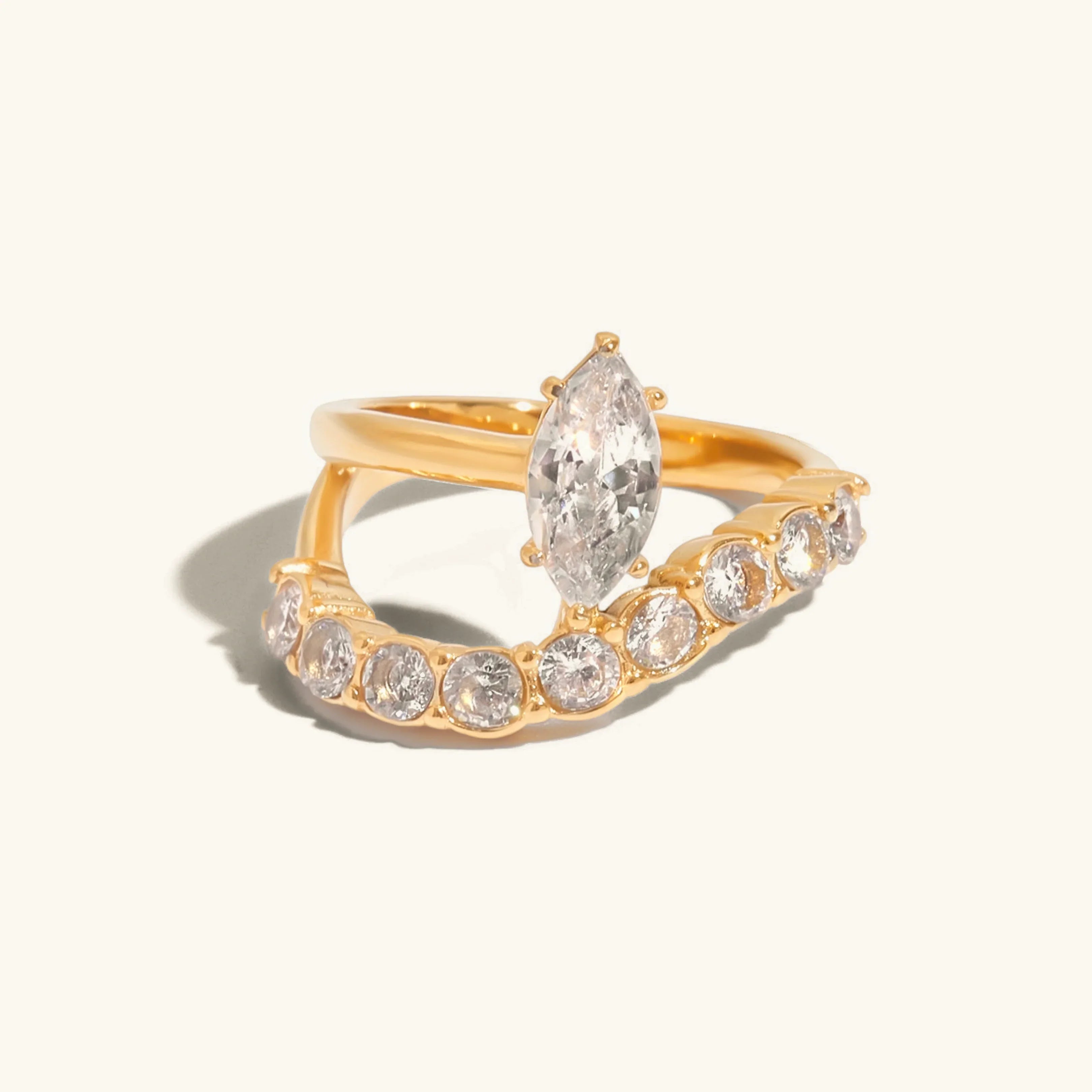 [Topon]Calina Marquise Diamond Ring