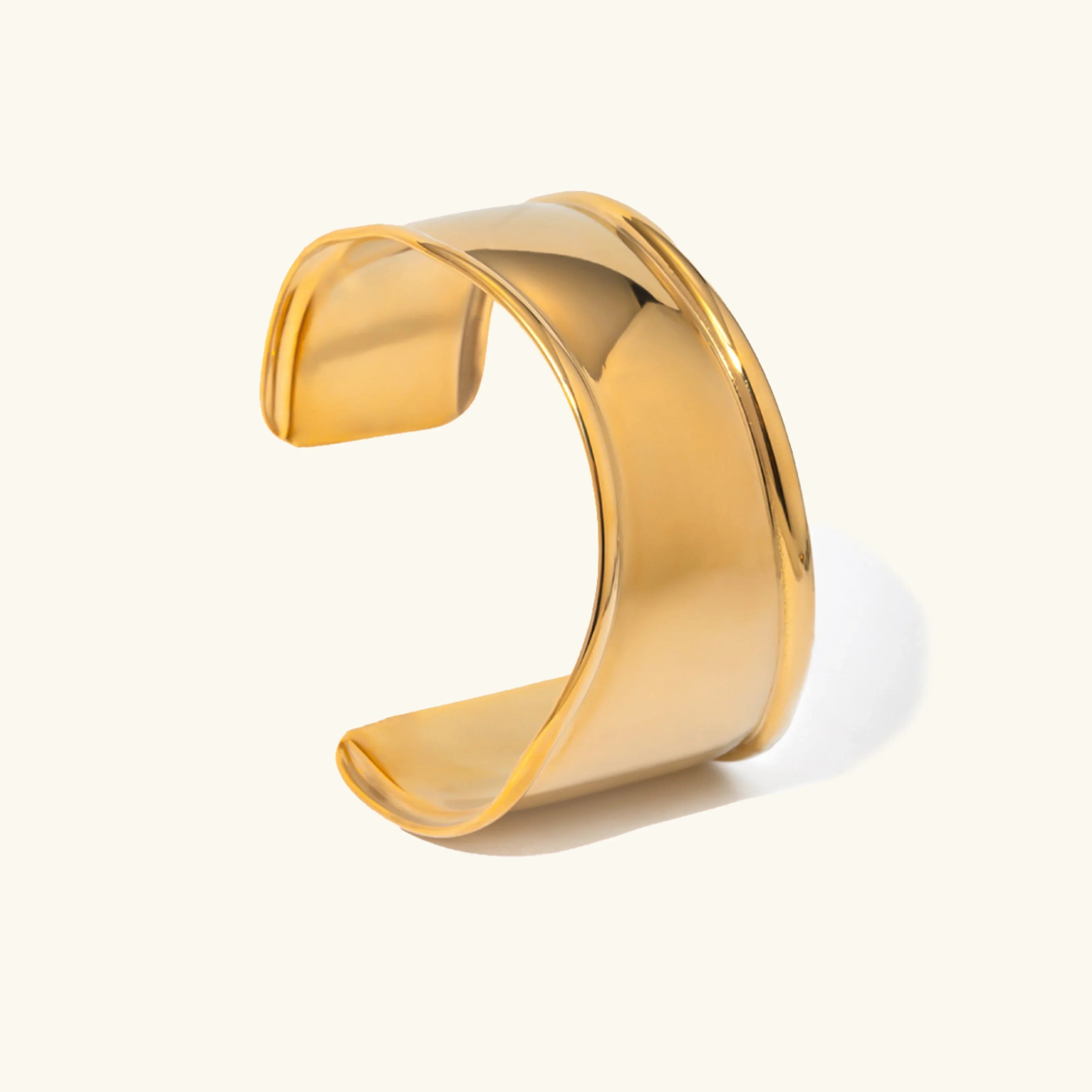 [Topon]Nellie Smooth Gold Cuff