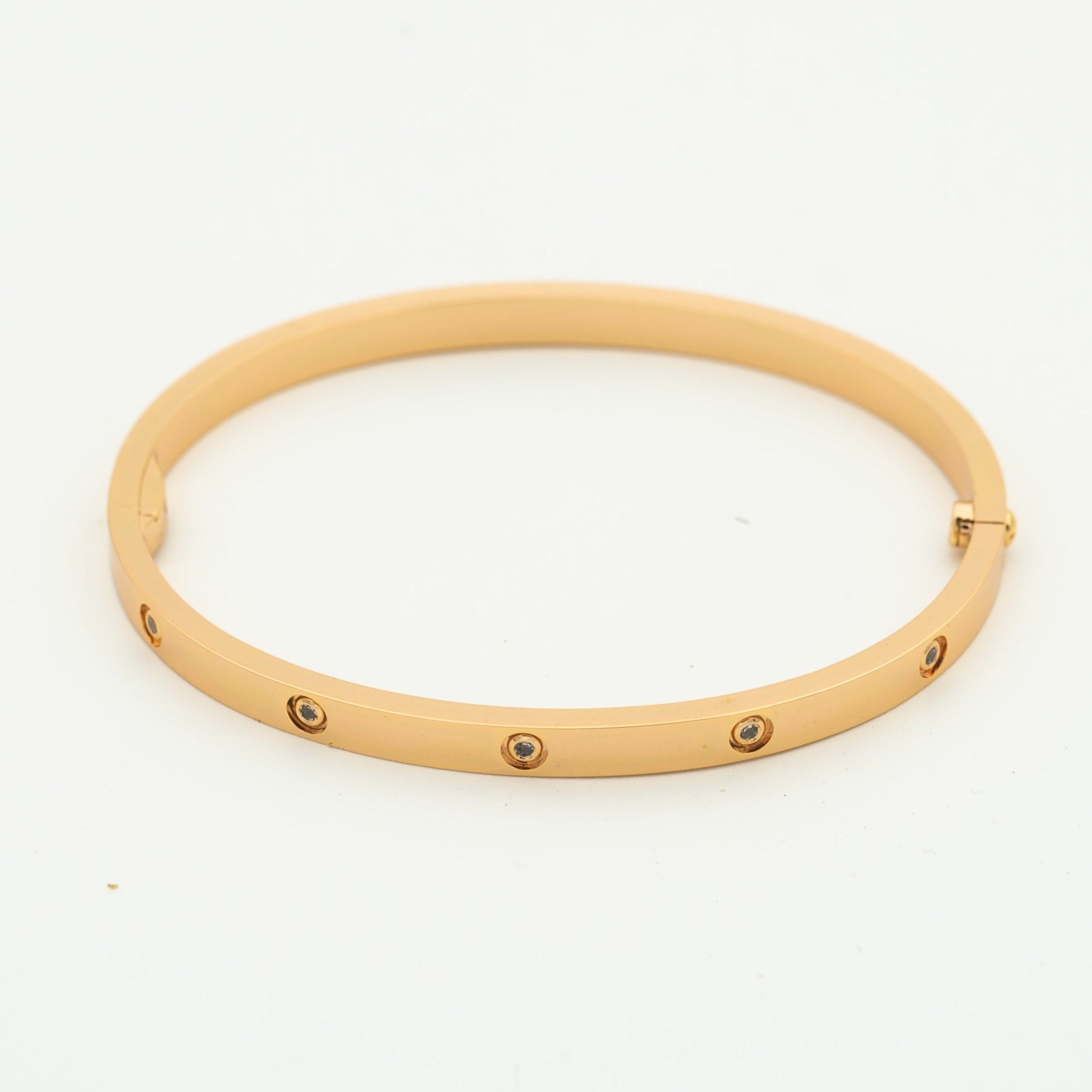 [BIJOUX]LOVE BRACELET 3.65MM 10 DIAMONDS