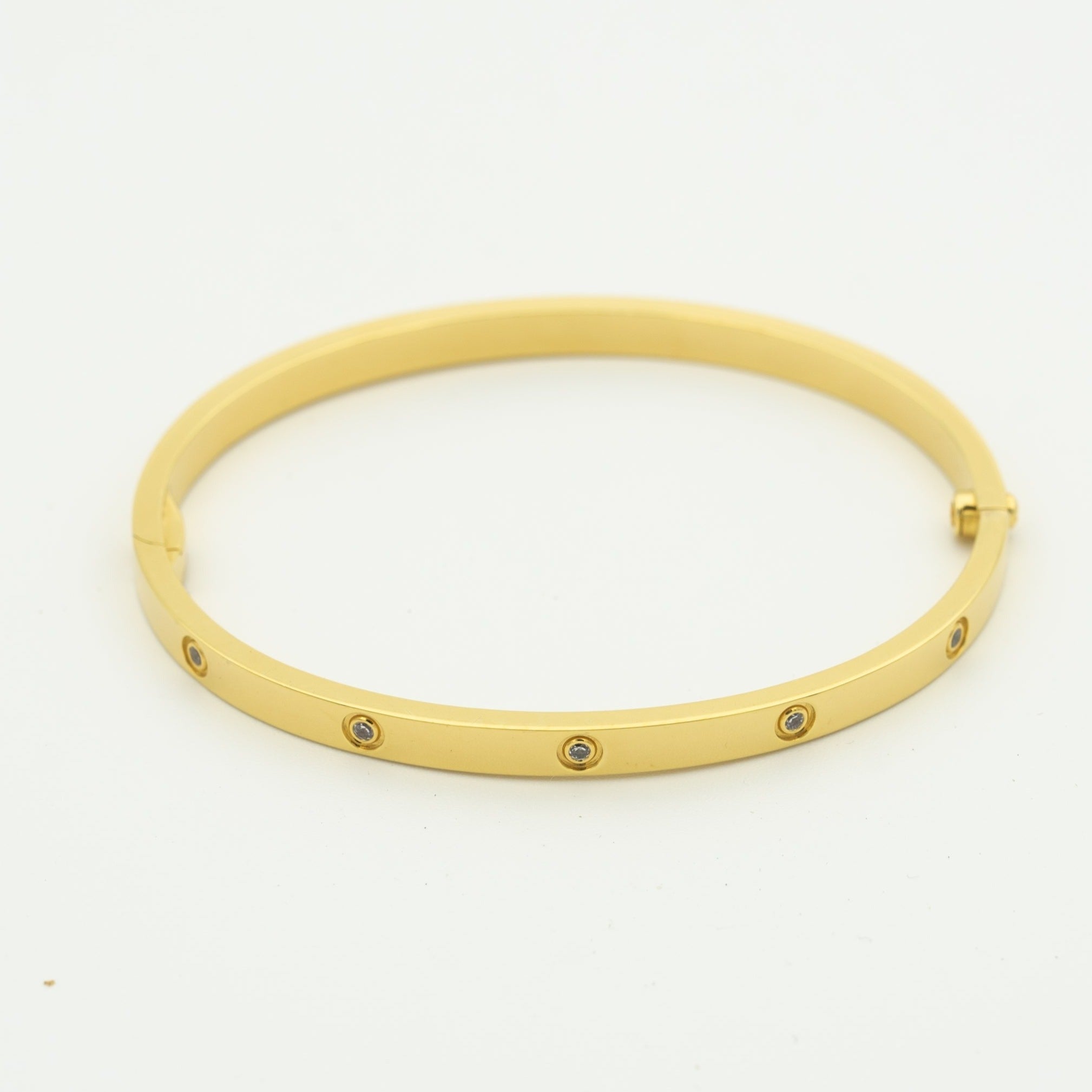 [BIJOUX]LOVE BRACELET 3.65MM 10 DIAMONDS
