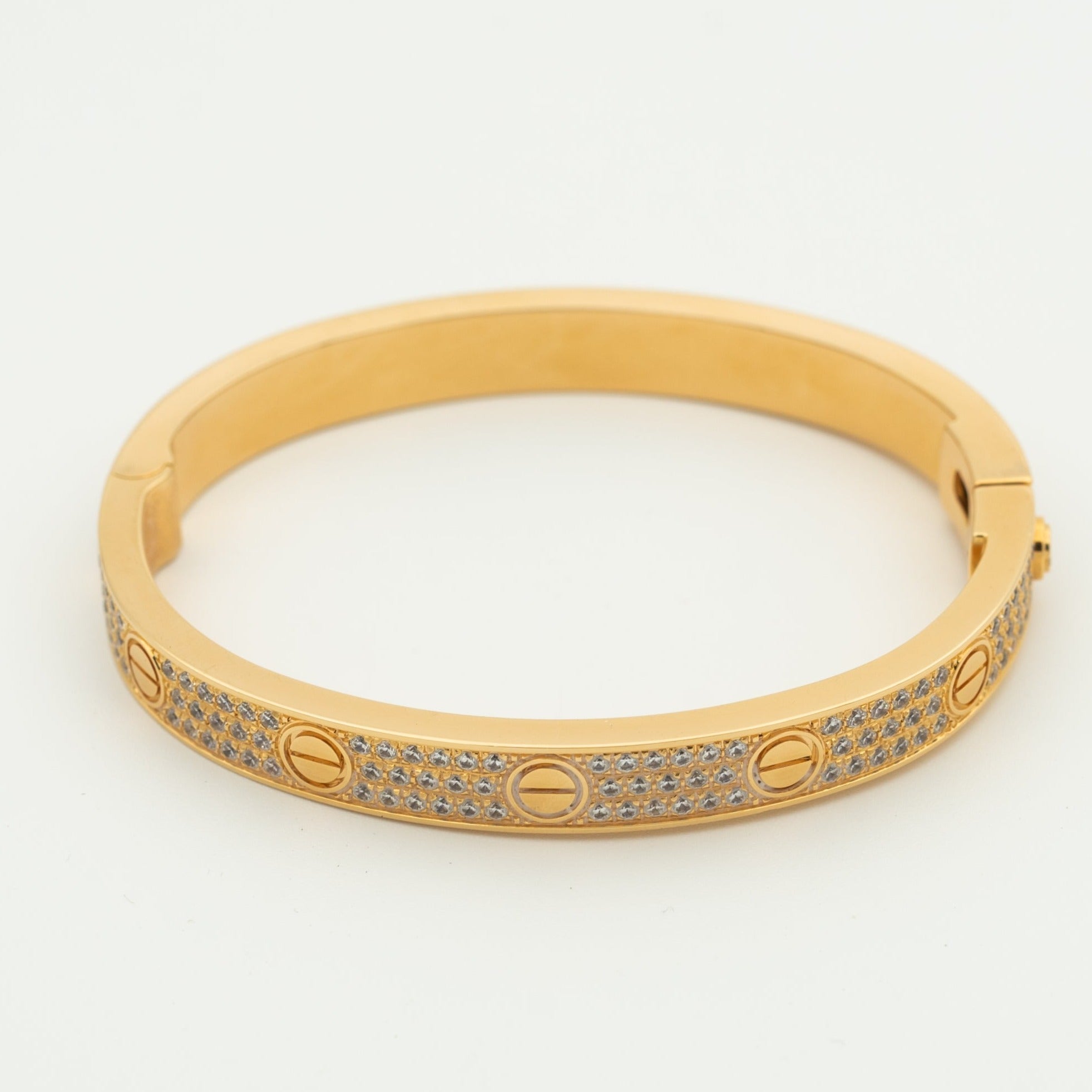 [BIJOUX] BRACELET LOVE 6,1MM PAVÉ DIAMANTS 