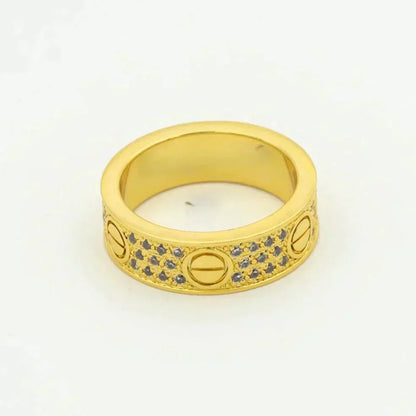 [BIJOUX]LOVE RING 5.5MM DIAMONDS PAVED