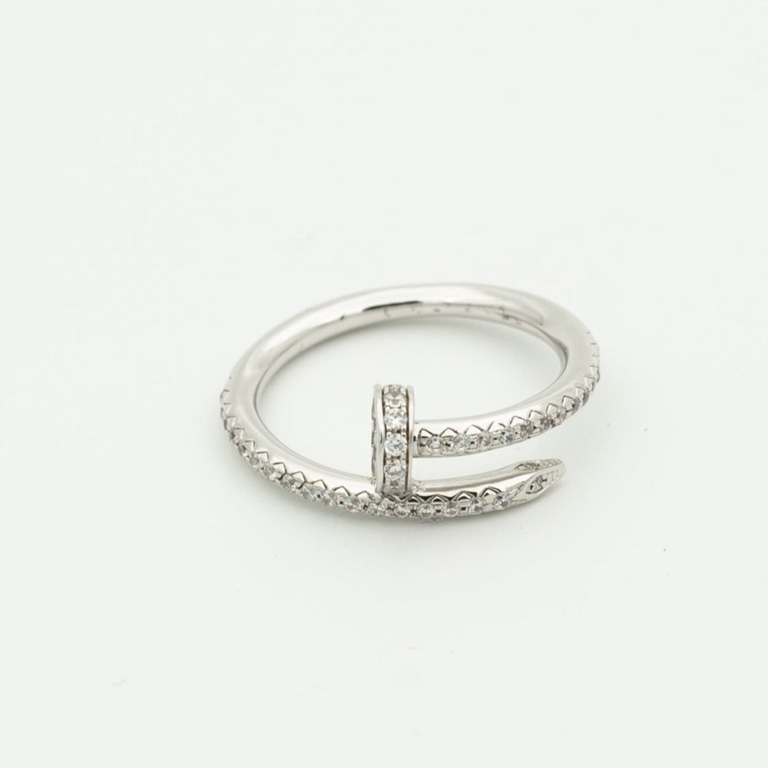 [BIJOUX]JUSTE RING 1.8MM SILVER DIAMONDS