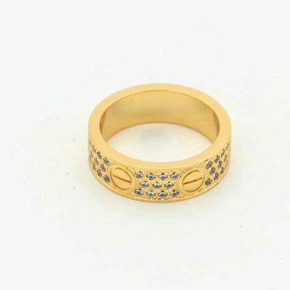 [BIJOUX]LOVE RING 5.5MM DIAMONDS PAVED
