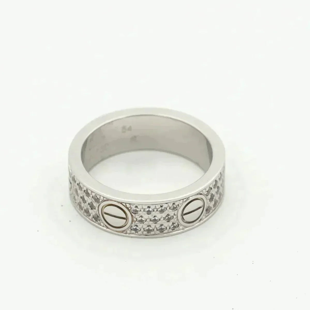 [BIJOUX] BAGUE LOVE 5,5MM PAVÉE DIAMANTS