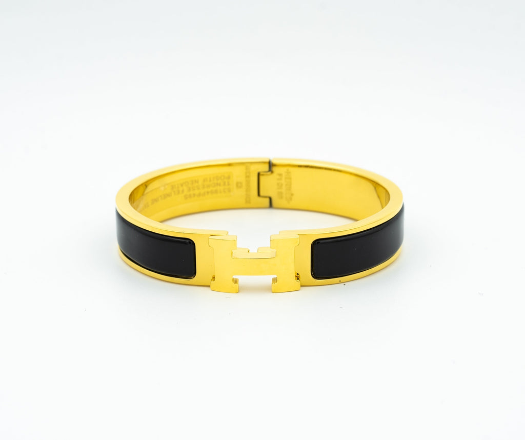 [BIJOUX]H BLACK BRACELET