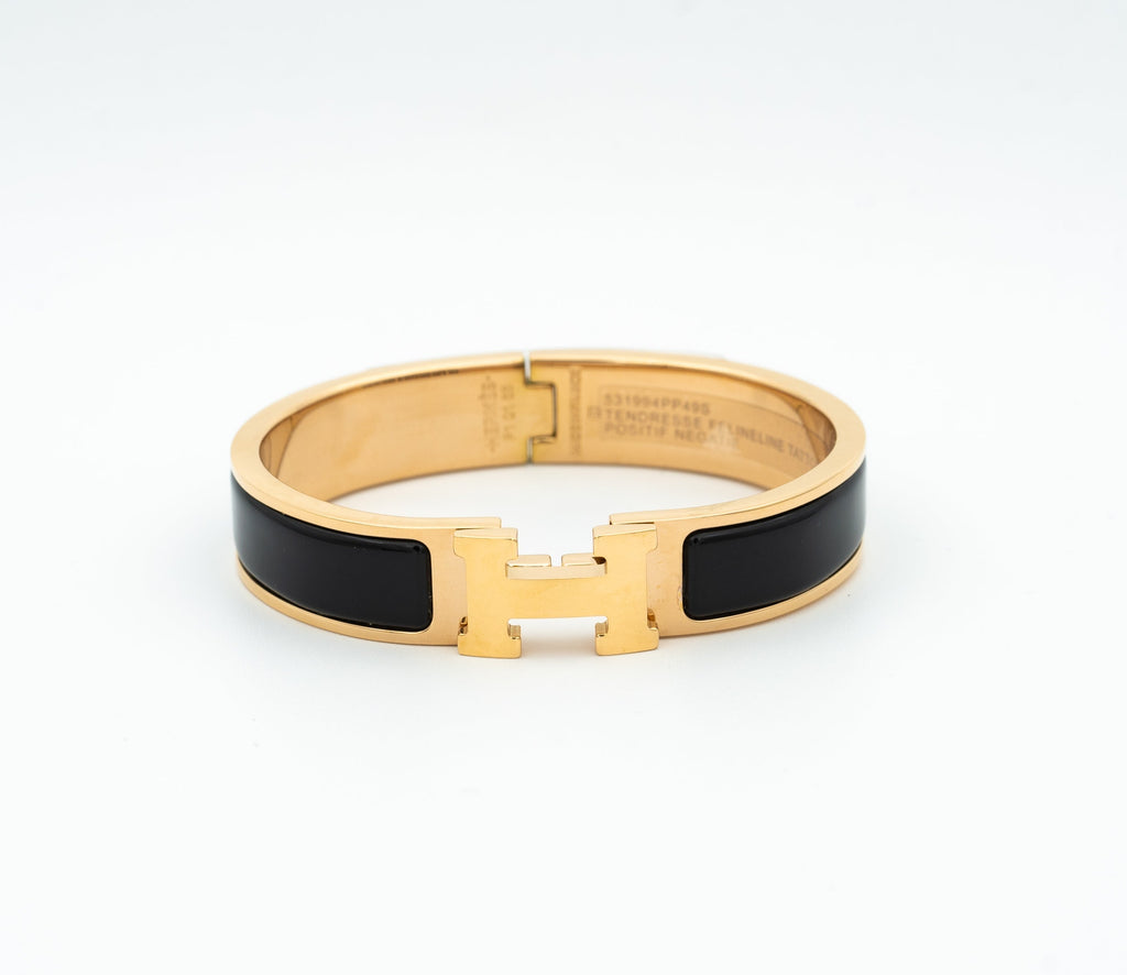 [BIJOUX]H BLACK BRACELET