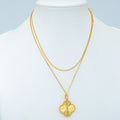 [Topon]CLOVER 25MM PEDANT NECKLACE GOLD