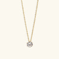 [Topon]Kyla Solitaire Gold Necklace