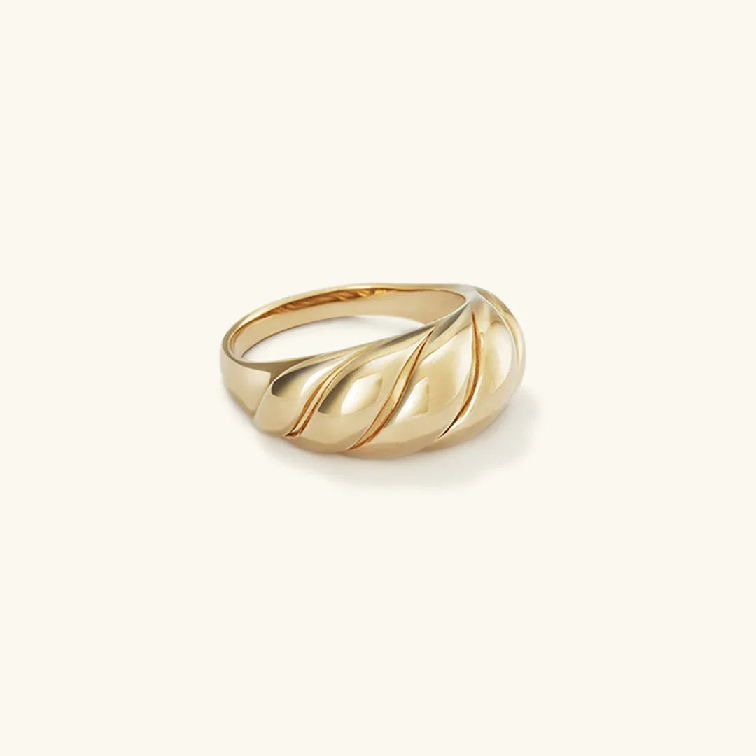 [Topon]Lorelei Gold Croissant Ring