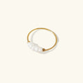 [Topon]Magnolia Freshwater Pearl Gold Ring