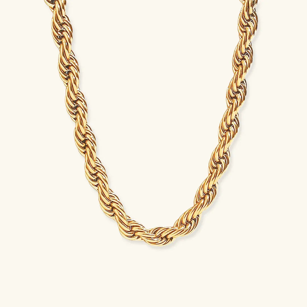 [Topon]Mila Golden Twist Necklace
