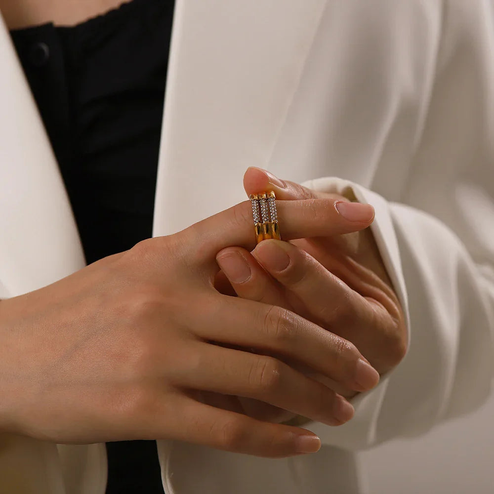 [Topon]Serenity Diamond Gold Ring