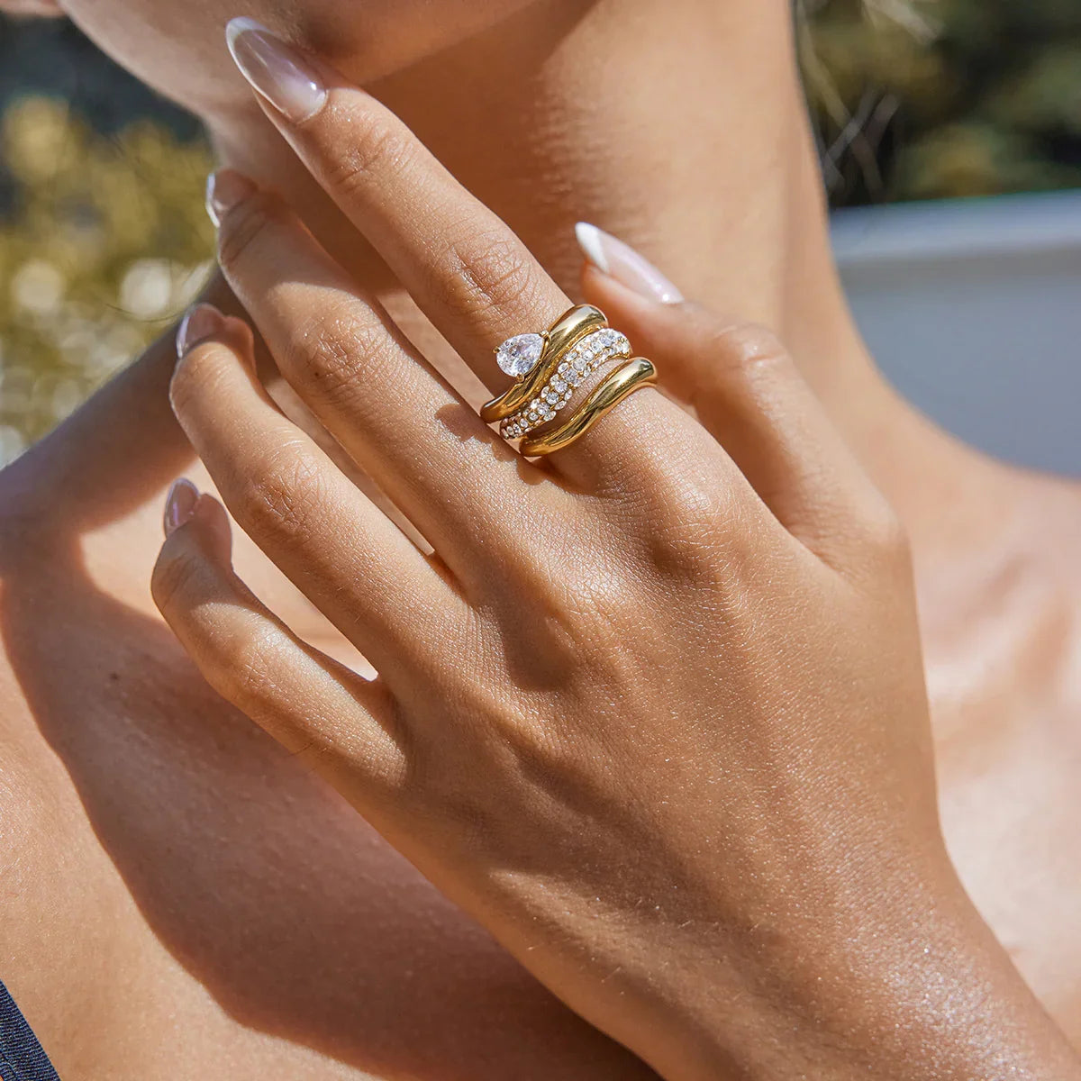 [Topon]Noemi Curated Ring Stack Collection