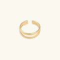 [Topon]Olivia Layered Gold Ring