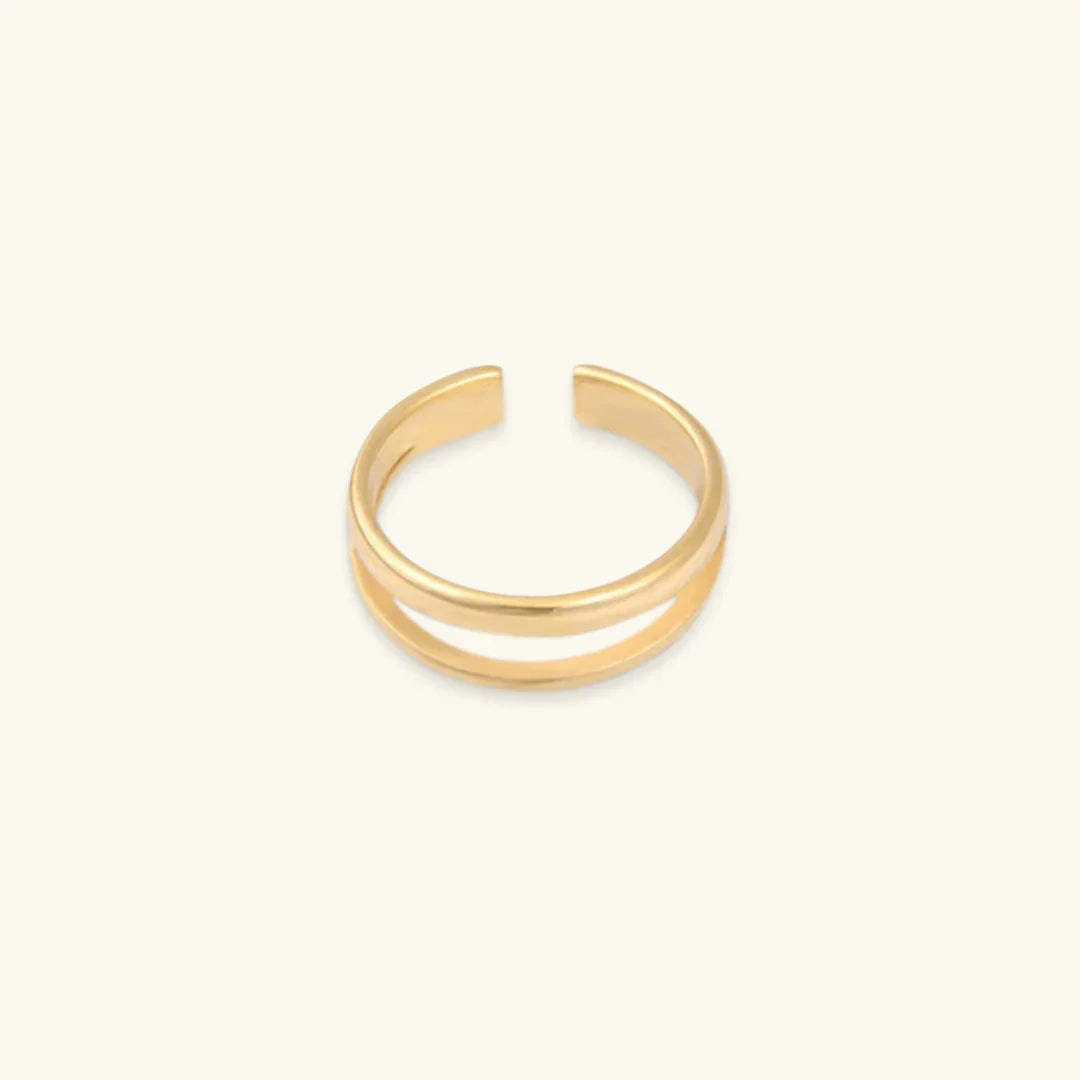 [Topon]Olivia Layered Gold Ring