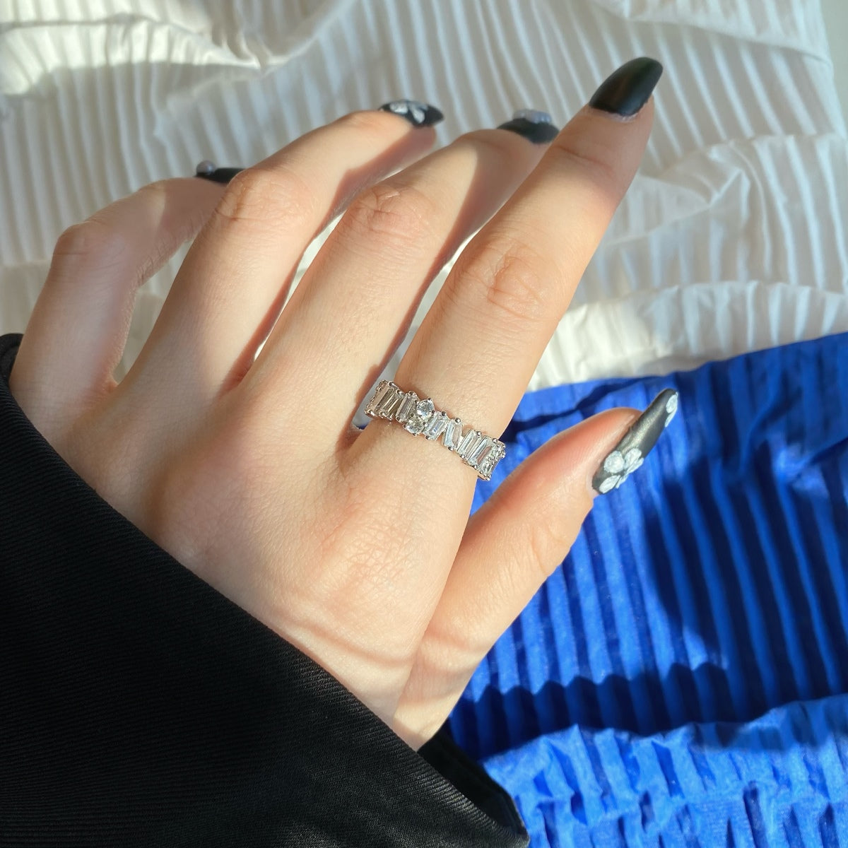 [Goodv]Delicate Multi Shape Tennis Ring