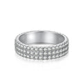 [Goodv]Dainty Round Cut Tennis Ring