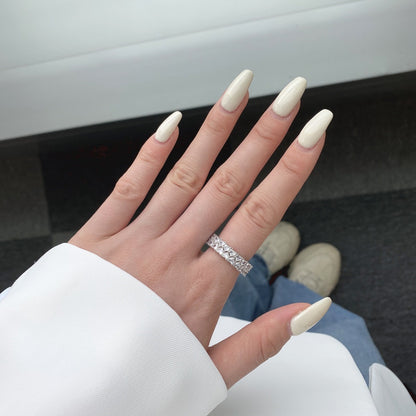 [Goodv]Sparkling Full Heart Ring