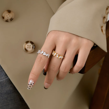 [Goodv]Delicate Multi Cut Ring