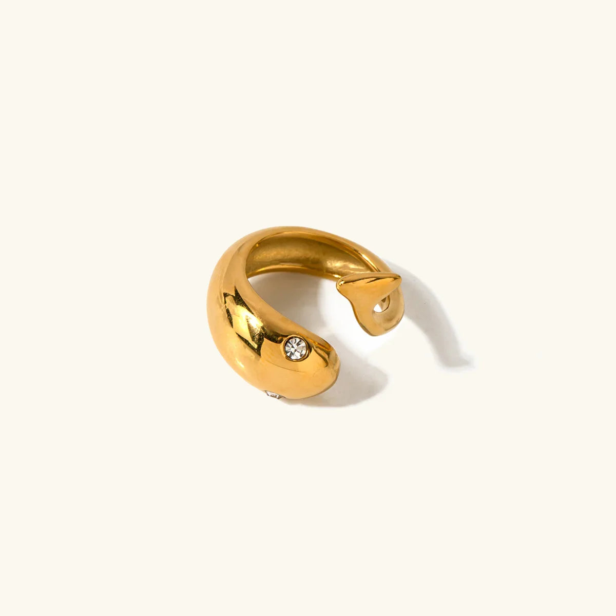 [Topon]Etta Gold Serpent Ring