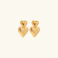 [Topon]Zofia Gold Heart Earrings