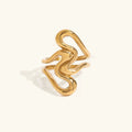 [Topon]Corina Abstract Gold Ring