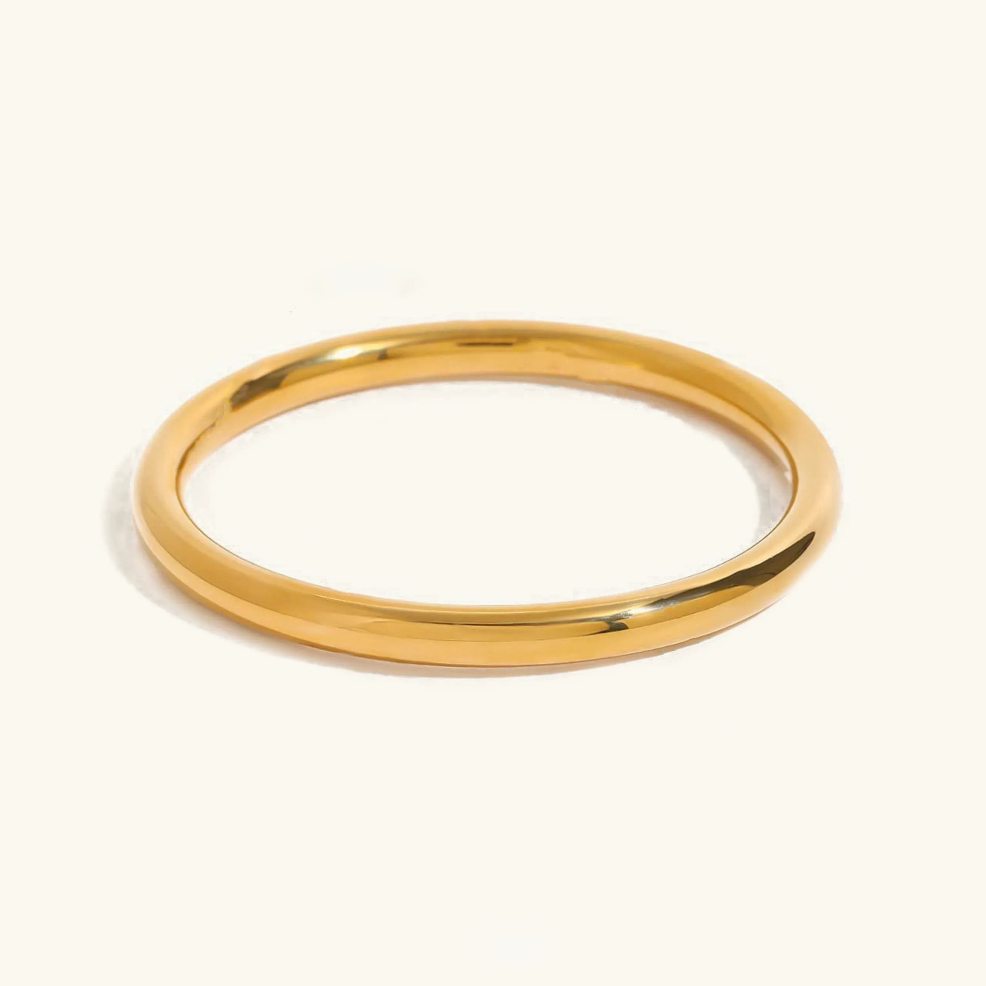 [Topon]Lina Smooth Gold Bangle