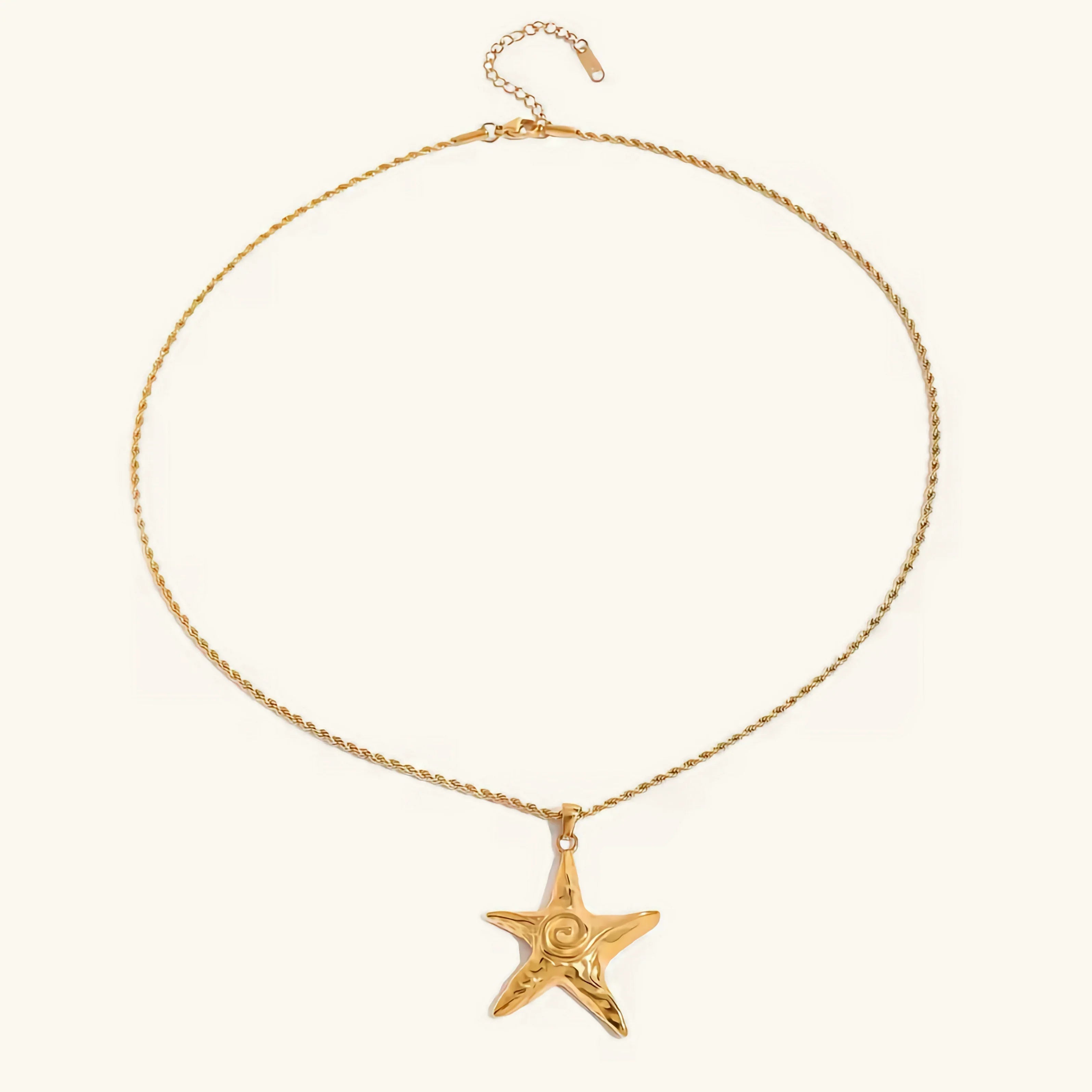 [Topon]Tammy Gold Starfish Necklace