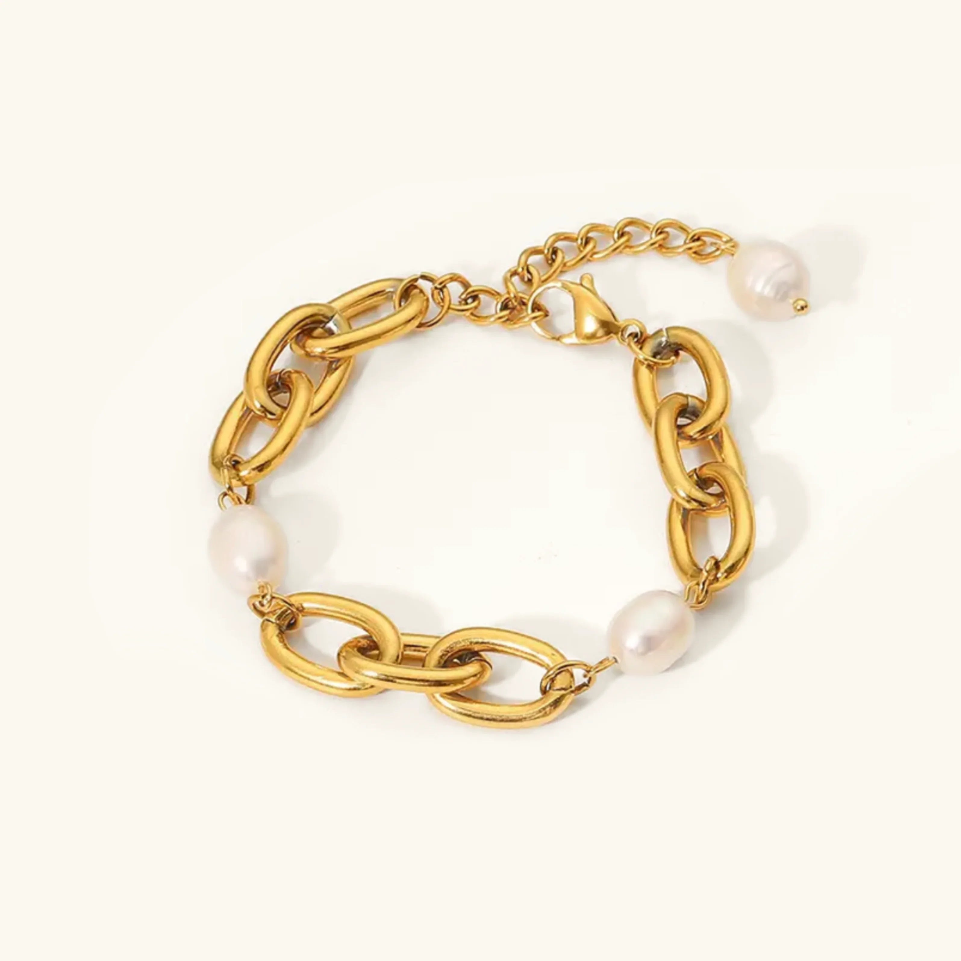 [Topon]Ysabel Chunky Freshwater Pearl Bracelet
