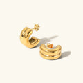 [Topon]Henrietta Gold Earrings