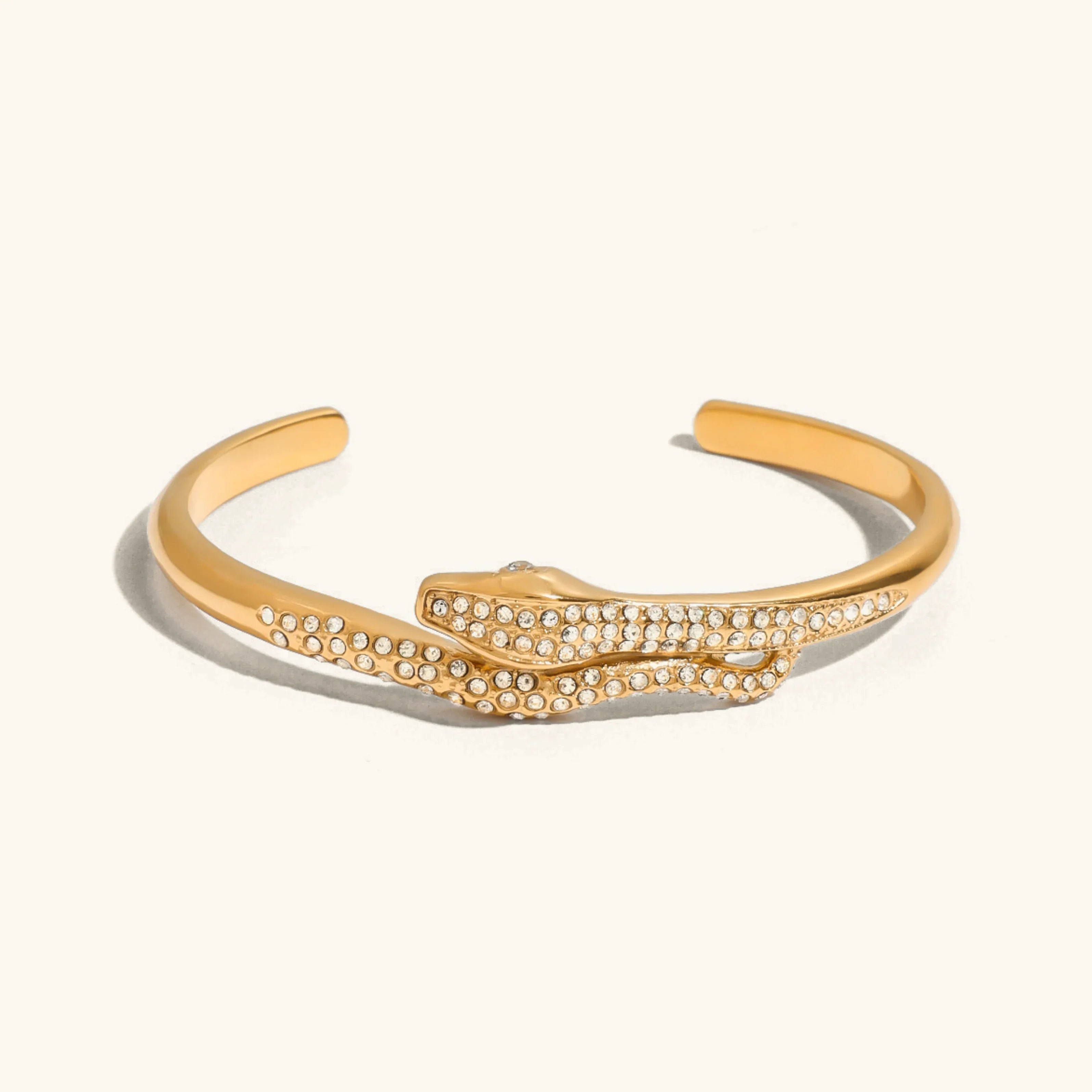 [Topon]Rosalee Serpentine Diamond Bangle